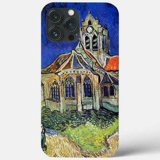 Vincent van Gogh's De Kerk bij Auvers iPhone 13 Pro Max Hoesje