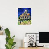 Vincent van Gogh's De Kerk bij Auvers Poster (Thuiskantoor)