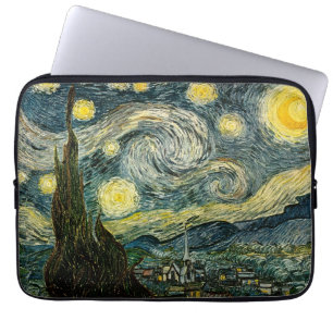 Vincent van Gogh's De Sterrennacht (1889) Laptop Sleeve