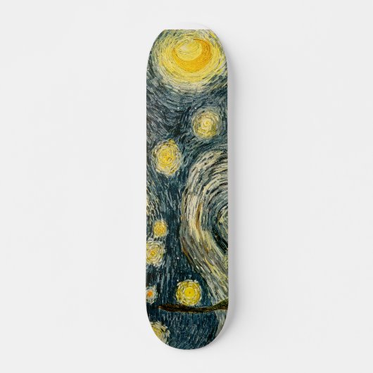 Vincent van Gogh's De Sterrennacht (1889) Skateboard (Voorkant)