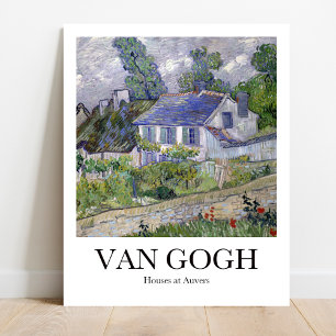 Vincent van Gogh's Houses in Auvers Poster