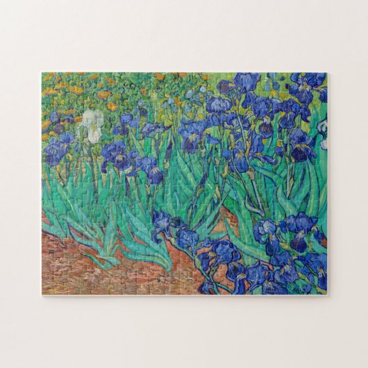 Vincent Van Gogh's Irises (1889) Legpuzzel (Horizontaal)