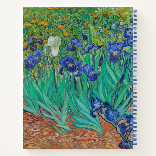 Vincent Van Gogh's Irises Notitieboek (Achterkant)