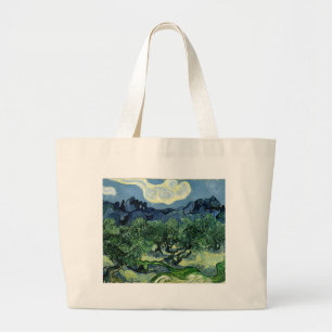 Vincent van Gogh's Olijfbomen (1889) Grote Tote Bag