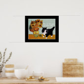 Vincent Van Gogh's ondeugende kat Poster (Keuken)