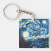 Vincent van Gogh's painting, Starry Night, Sleutelhanger (Voorkant)