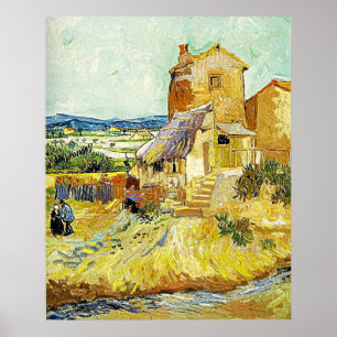 Vincent van Gogh's schilderij "The Old Mill" (1888 Poster