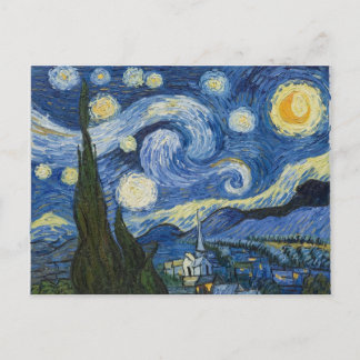 Vincent Van Gogh's Sterrennacht Briefkaart