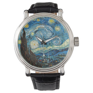 Vincent Van Gogh's Sterrennacht Horloge