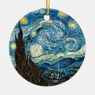 Vincent Van Gogh's Sterrennacht Keramisch Ornament