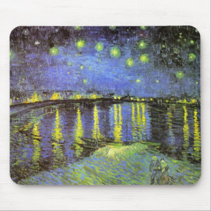 Vincent van Gogh's Sterrennacht over de Rijn Muismat