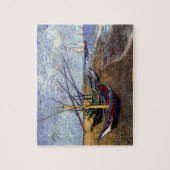 Vincent van Gogh's Vist Boats Legpuzzel (Verticaal)