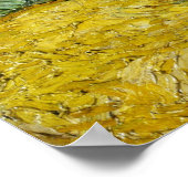 Vincent Van Gogh's Wheat Field met Cypresses Poster (Hoek)