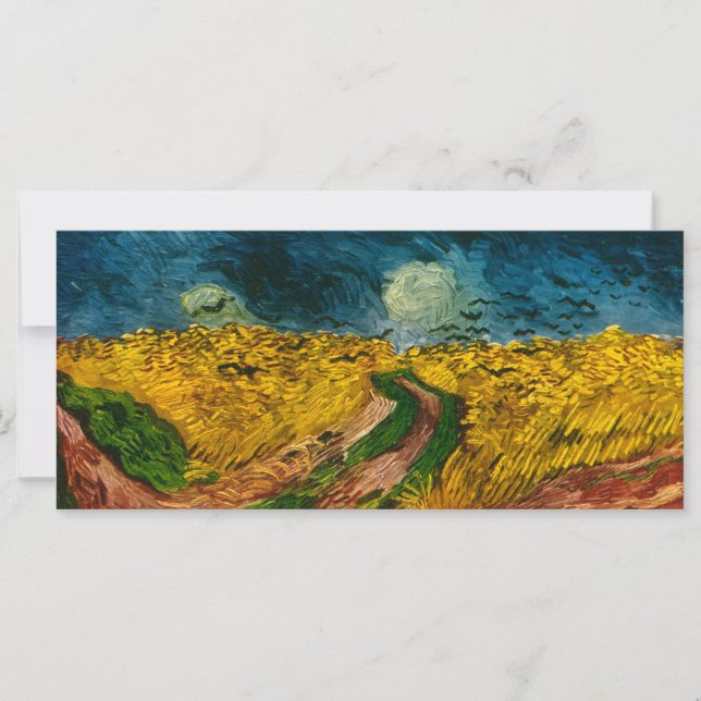 Vincent van Gogh's Wheat Field with Crows (1890) (Voorkant)