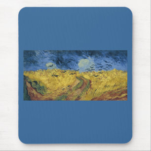 Vincent van Gogh's Wheat Field with Crows (1890) Muismat