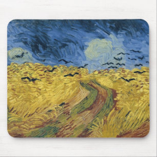 Vincent van Gogh's Wheat Field with Crows (1890) Muismat