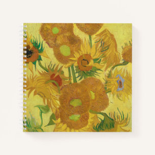 Vincent van Gogh's Zonnebloemen (1888) Notitieboek