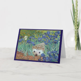 Vincent van Hog's "Irises and Also a Hedgehog". Kaart