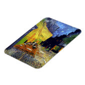 Vincent Willem van Gogh - Cafe Terrace at Night Magneet (Linkerzijde)