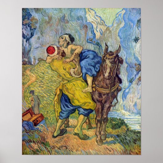 Vincent Willem van Gogh - De Goede Samaritaan Poster (Voorkant)