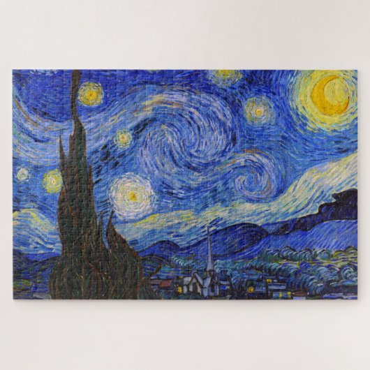 Vincent Willem van Gogh, "Sterrennacht" Legpuzzel (Horizontaal)