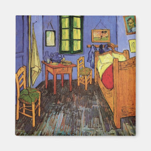 Vincent's Bedroom in Arles door Vincent van Gogh Magneet