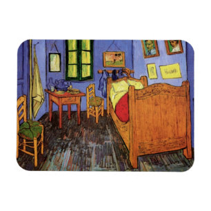 Vincent's Bedroom in Arles door Vincent van Gogh Magneet