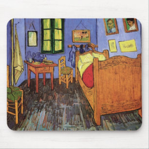 Vincent's Bedroom in Arles door Vincent van Gogh Muismat