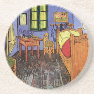 Vincent's Bedroom in Arles door Vincent van Gogh Zandsteen Onderzetter