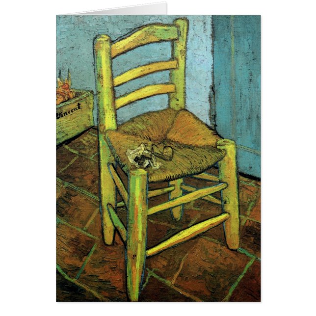 Vincent's Chair & His Pipe Van Gogh Fine Art (Devant)