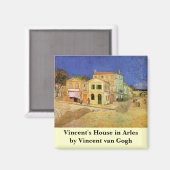 Vincent's House in Arles door Vincent van Gogh Magneet (Voorkant / Achterkant)