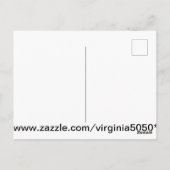 Vincent's slaapkamer briefkaart (Achterkant)