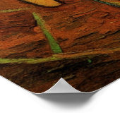 Vincent's stoel met zijn pijp van Vincent van Gogh Poster (Hoek)