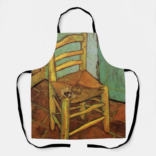 Vincent's stoel met zijn pijp van Vincent van Gogh Schort (Voorkant)