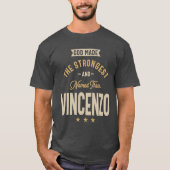 Vincenzo Persoonlijke naam T-shirt (Voorkant)