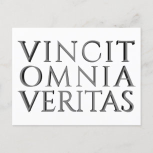 VINCIT OMNIA VERITAS - Carte postale de vacances