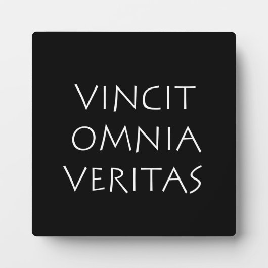 Vincit omnia veritas fotoplaat (Voorkant)