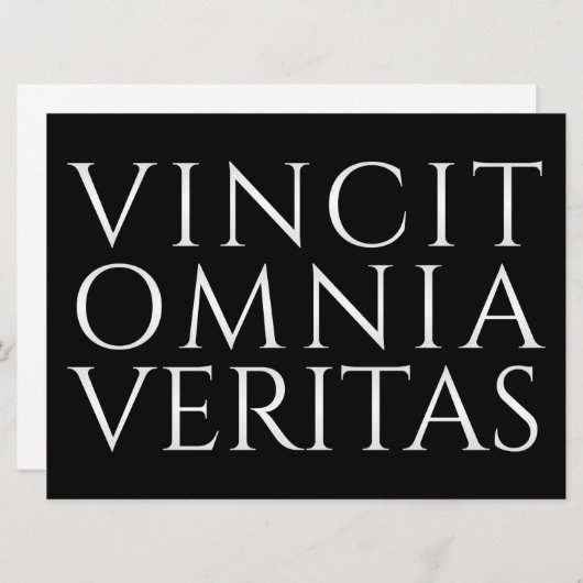 VINCIT OMNIA VERITAS - Licht (Voorkant / Achterkant)