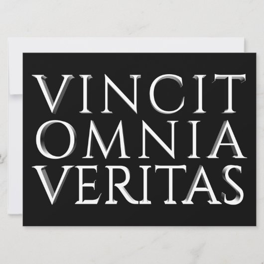 VINCIT OMNIA VERITAS - Licht (Voorkant)