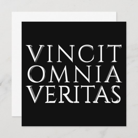 VINCIT OMNIA VERITAS - Licht (Voorkant / Achterkant)