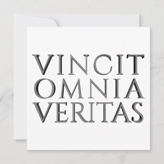 VINCIT OMNIA VERITAS - Licht (Voorkant)
