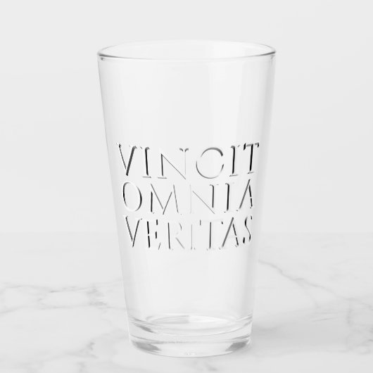 VINCIT OMNIA VERITAS - Licht glas (Voorkant)