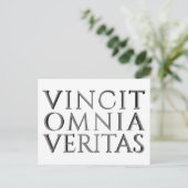 VINCIT OMNIA VERITAS - Light Holiday Briefkaart (Staand voorkant)
