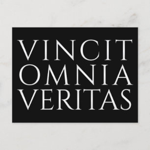VINCIT OMNIA VERITAS - Light Holiday Briefkaart