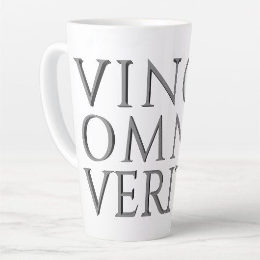 VINCIT OMNIA VERITAS - Light Latte Mok (Linkerhoek)