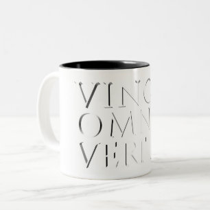 VINCIT OMNIA VERITAS - Light Two-Tone Coffee Mok