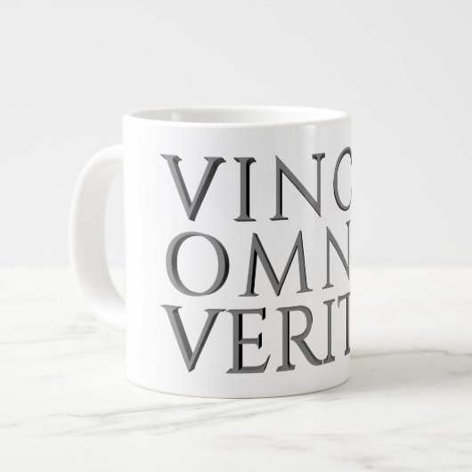 VINCIT OMNIA VERITAS - Mok voor lichte reuzenkoffi (Voorkant links)