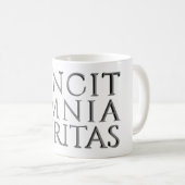 VINCIT OMNIA VERITAS - Mug de café léger (Devant droit)