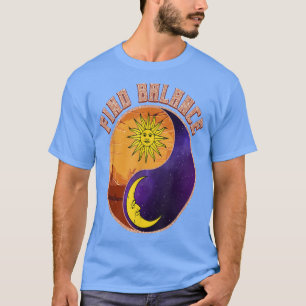 Vind Balance Yin Yang T-shirt Positief Vibes Yoga