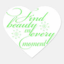 Vind Beauty inspirerend design sticker